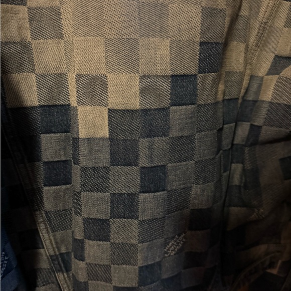 Louis Vuitton Denim Damier Print Jacket By Pharrell NWT - Picture 10 of 12